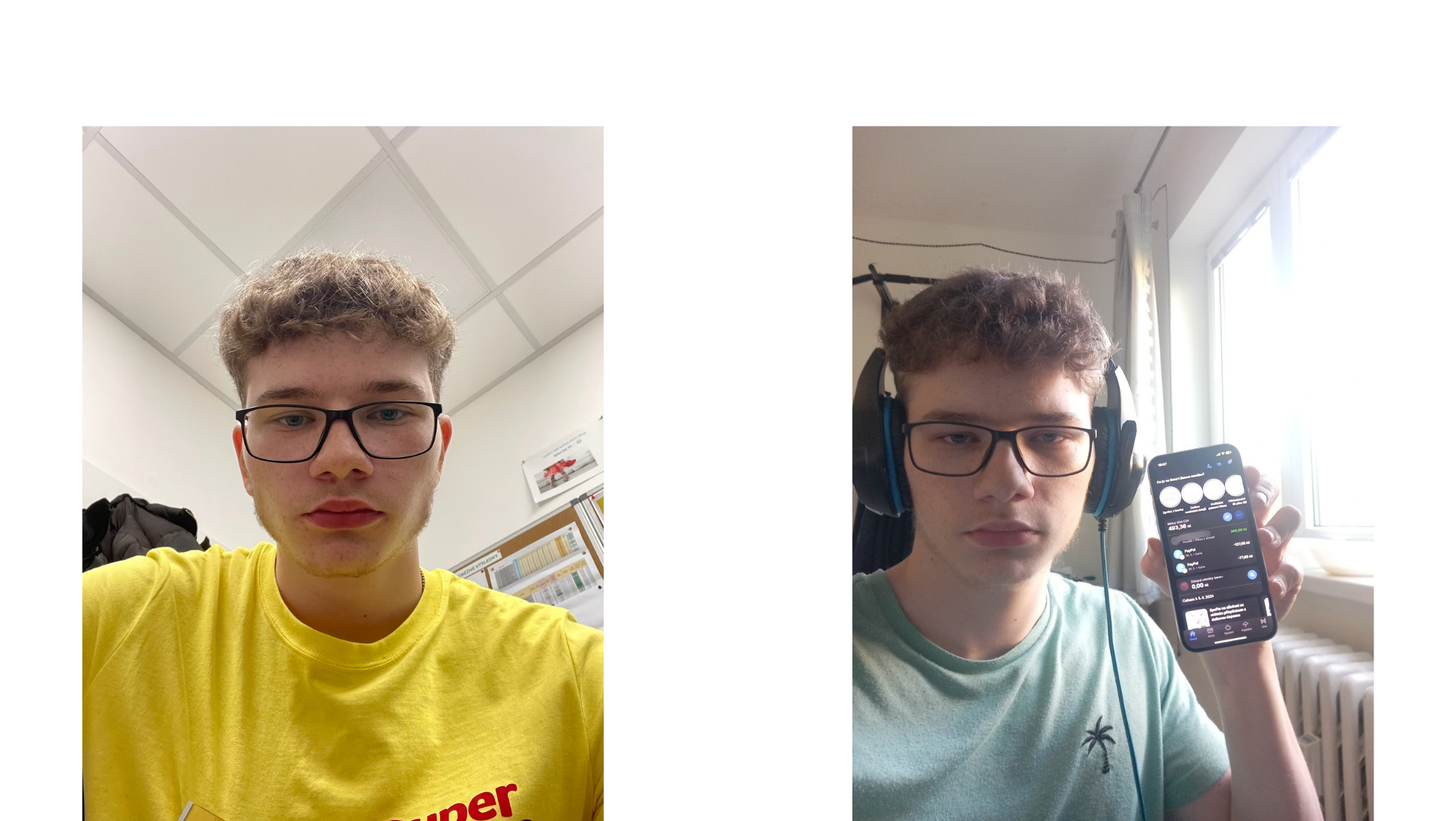 Lukáš v prvních měsících